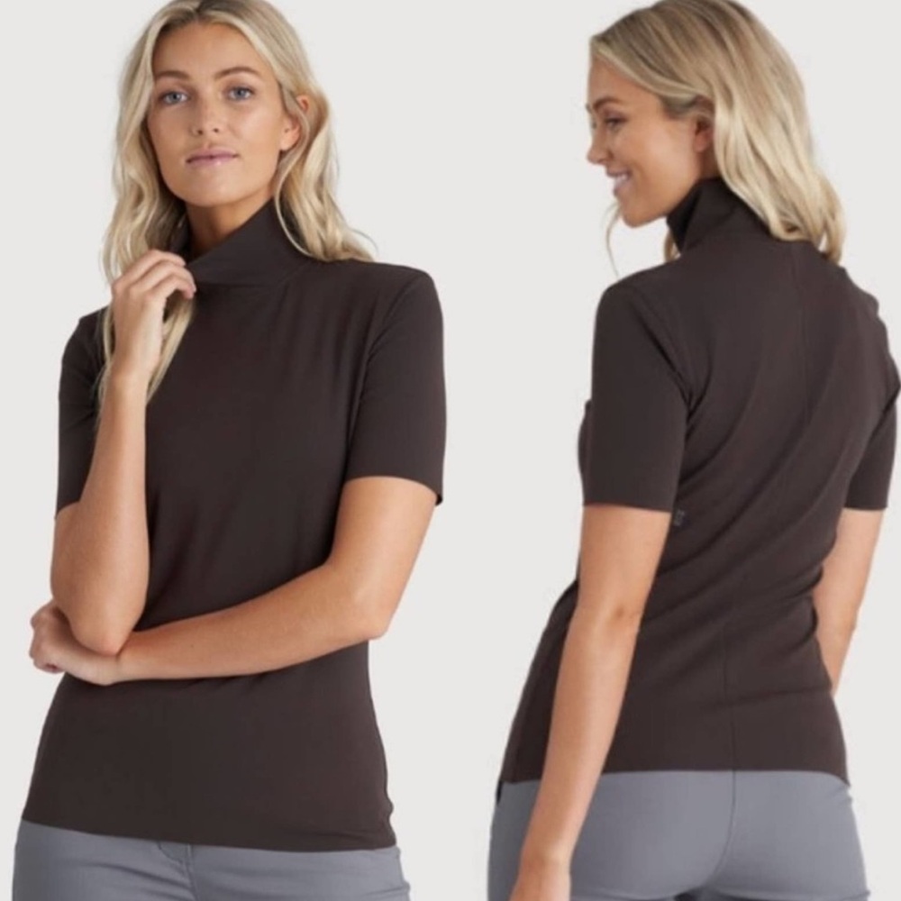 Kit & Ace Base Short Sleeve Turtleneck Size XL